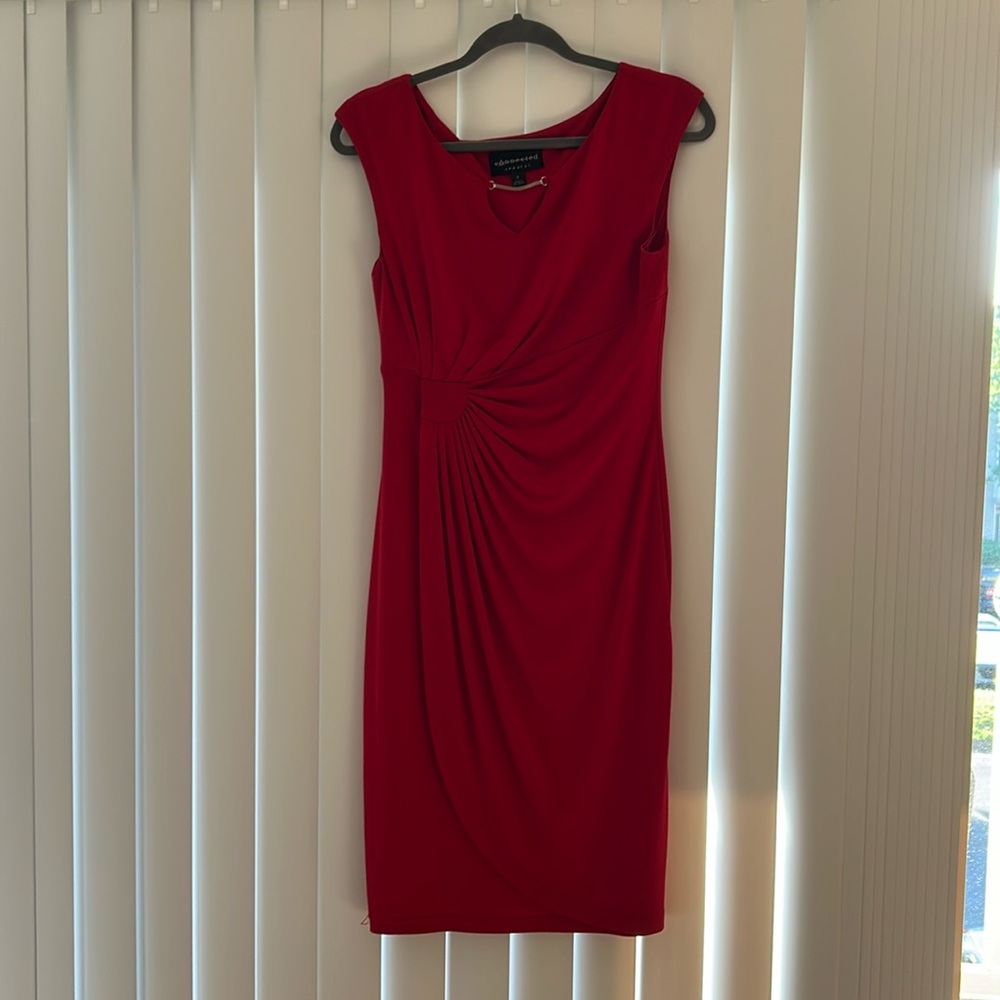 Red business dress size 6